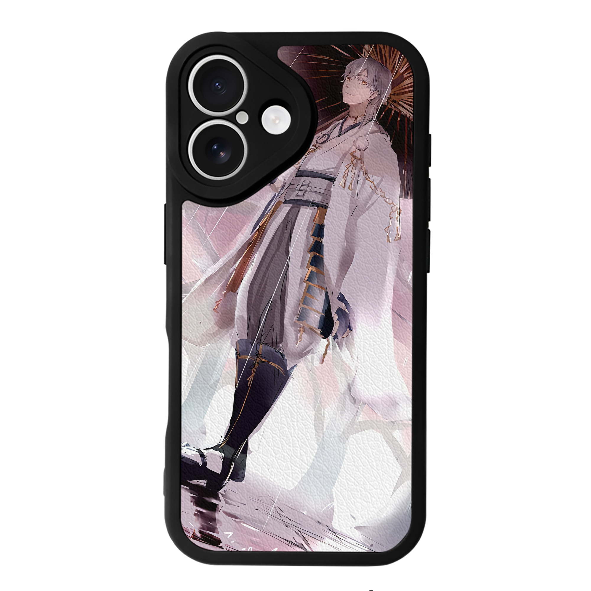 （画像用） 刀剣乱舞 Touken Ranbu 【iPhone 16シリーズ対応】シリコンスマホケース（レザー調） 材質：シリコン